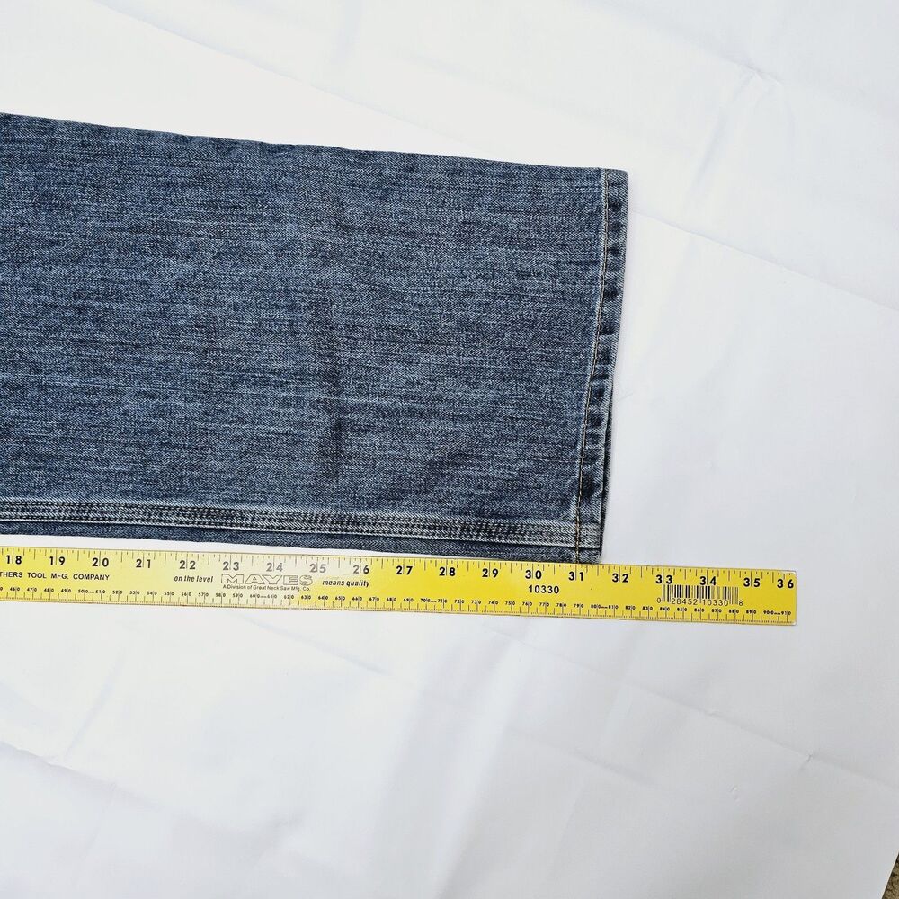 Carhartt Jeans Mens 38X30 Relaxed Fit Denim Blue Workwear Rugged Utilitarian - Picture 4 of 6